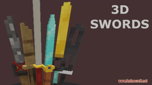 3D Swords Resource Pack (1.20.6, 1.20.1) – Texture Pack Thumbnail