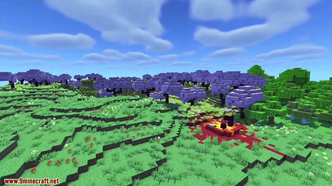 Beautiful Cherry Blossom Seeds For Minecraft (1.20.6, 1.20.1) - Java/Bedrock Edition 10