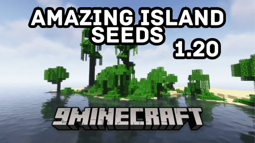 Amazing Island Minecraft Seeds (1.20.6, 1.20.1) – Java/Bedrock Edition Thumbnail