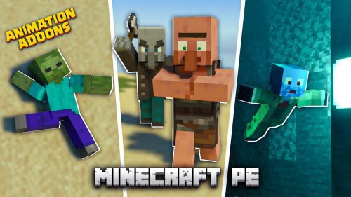 AnimationPlus Resource Pack (1.20, 1.19) – MCPE/Bedrock Thumbnail