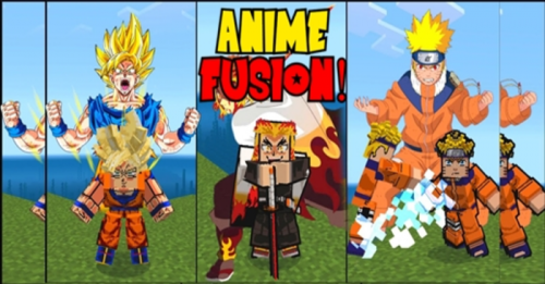 Anime Fusion Addon (1.20) – MCPE/Bedrock Mod Thumbnail