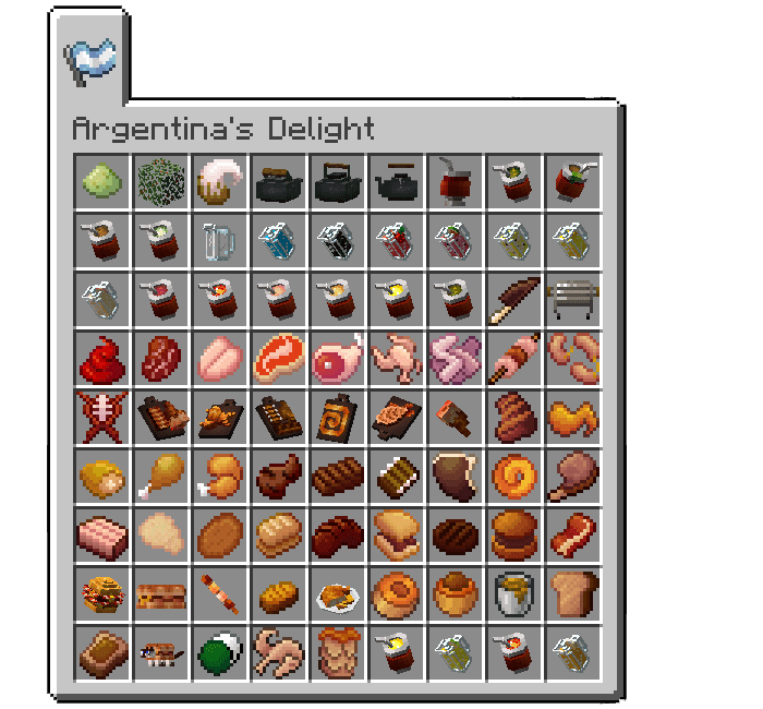 Argentina’s Delight Mod (1.20.1 1.19.4) - More Food and Plants 2