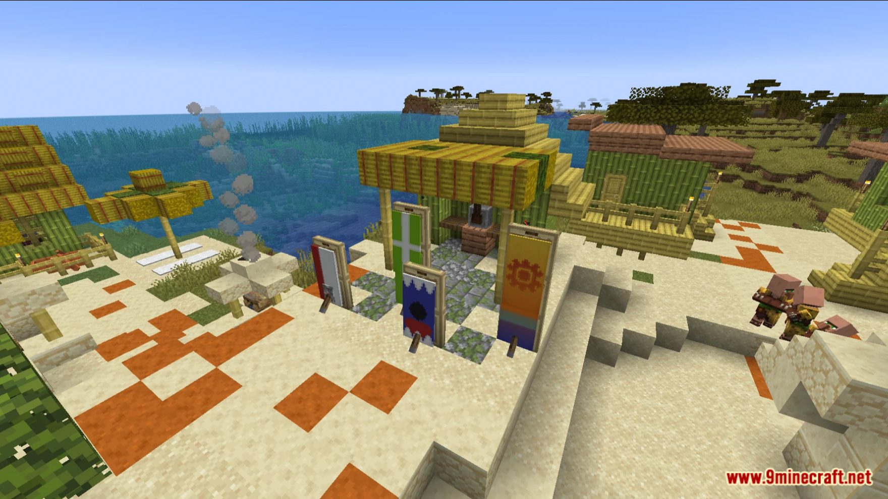 Beach Village Data Pack (1.20.2, 1.19.4) - Immersive Village Experience! 8