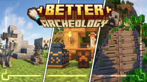 Better Archeology Mod (1.20.4, 1.20.1) – Discover Artifacts & Fossils Thumbnail