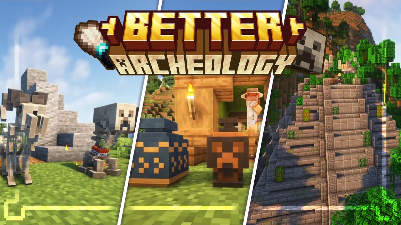 Better Archeology Mod (1.21.1, 1.20.1) - Discover Artifacts & Fossils 1