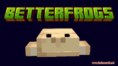 Better Frogs Resource Pack (1.20.6, 1.20.1) – Texture Pack Thumbnail