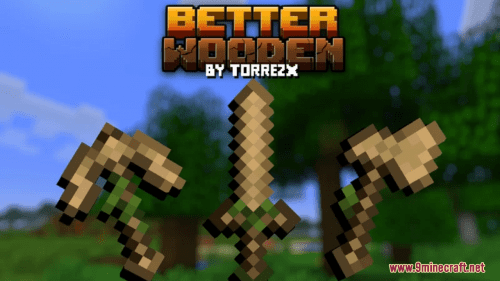 Better Wooden Resource Pack (1.20.6, 1.20.1) – Texture Pack Thumbnail