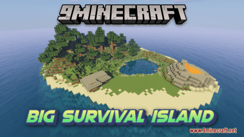 Big Survival Island Map (1.21.1, 1.20.1) – Grand Adventure Thumbnail