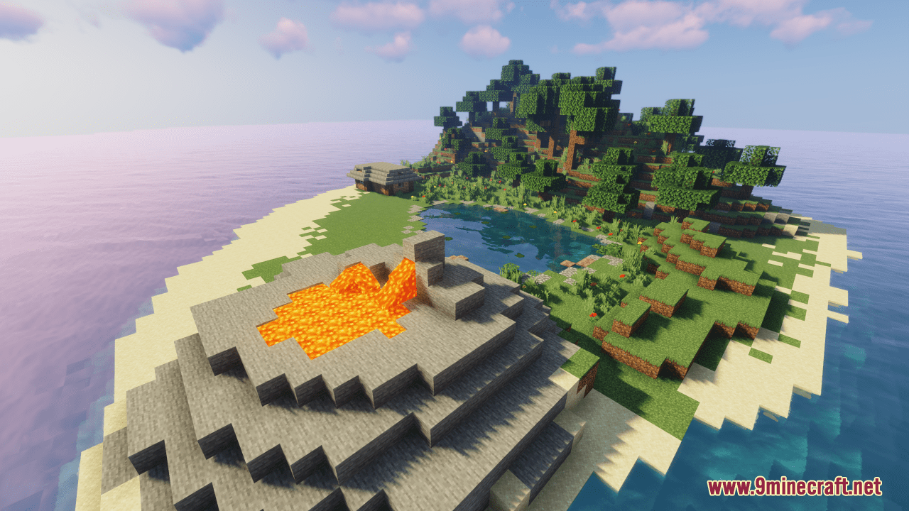 Big Survival Island Map (1.21.1, 1.20.1) - Grand Adventure 4