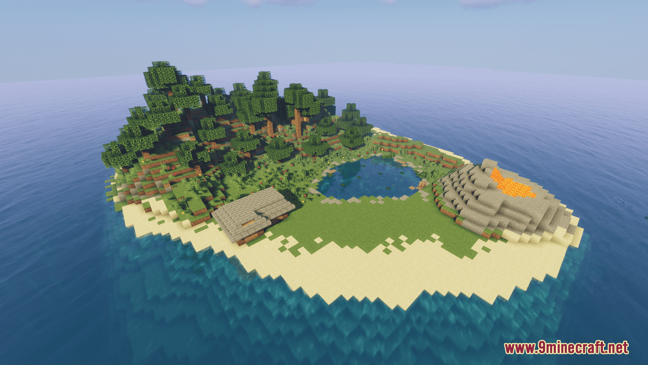 Big Survival Island Map (1.21.1, 1.20.1) - Grand Adventure 5