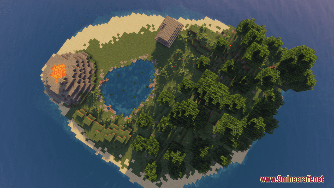 Big Survival Island Map (1.21.1, 1.20.1) - Grand Adventure 8