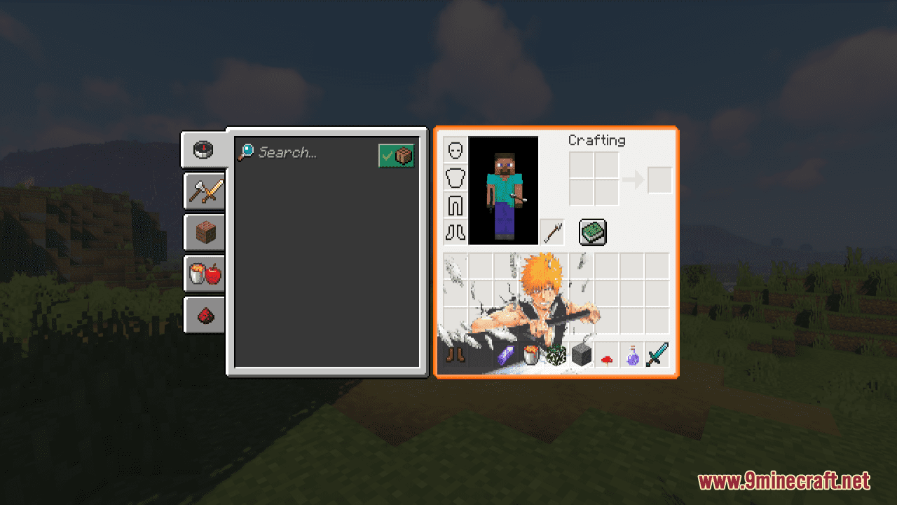 Bleach Custom GUI Resource Pack (1.20.6, 1.20.1) - Texture Pack 11