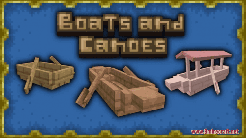 Boats and Canoes Resource Pack (1.20.6, 1.20.1) – Texture Pack Thumbnail