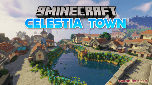 Celestia Town Map (1.20.4, 1.19.4) – A Charming Medieval Town Thumbnail