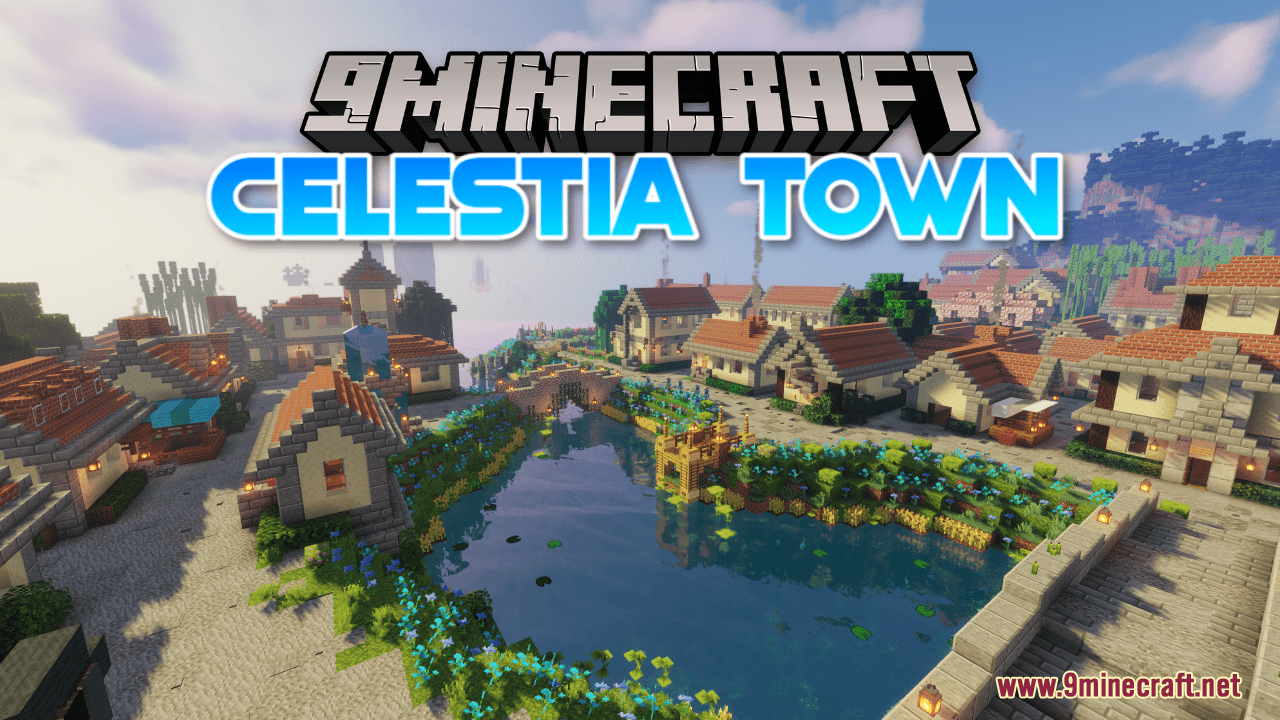 Celestia Town Map (1.20.4, 1.19.4) - A Charming Medieval Town 1