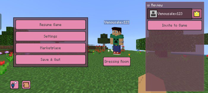 Cherry UI Pack (1.20, 1.19) - MCPE/Bedrock 6