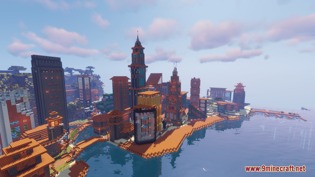 Contraxia And Lemuria Map (1.21.1, 1.20.1) - Enchanting Lively Cities 9