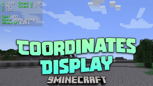Coordinates Display Mod (1.21, 1.20.1) – Minecraft Explorer’s Companion Thumbnail