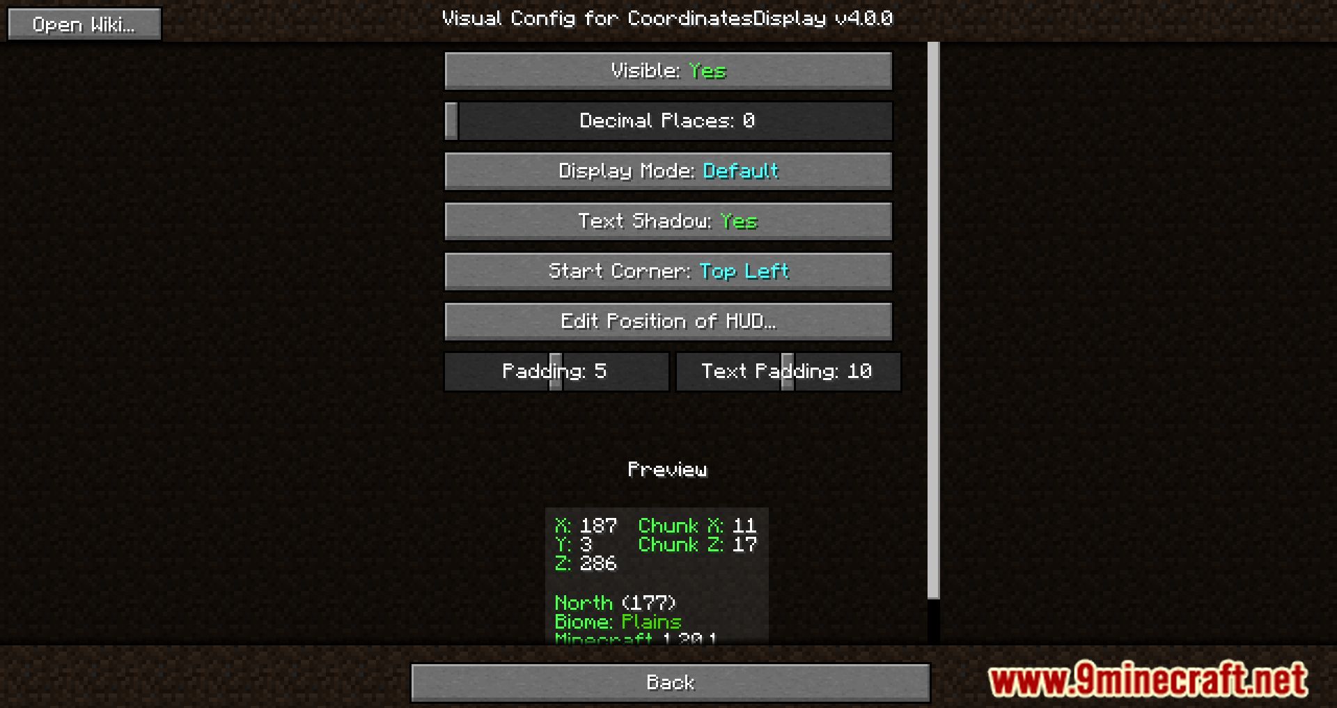 Coordinates Display Mod (1.20.4, 1.19.4) - Minecraft Explorer's Companion 9