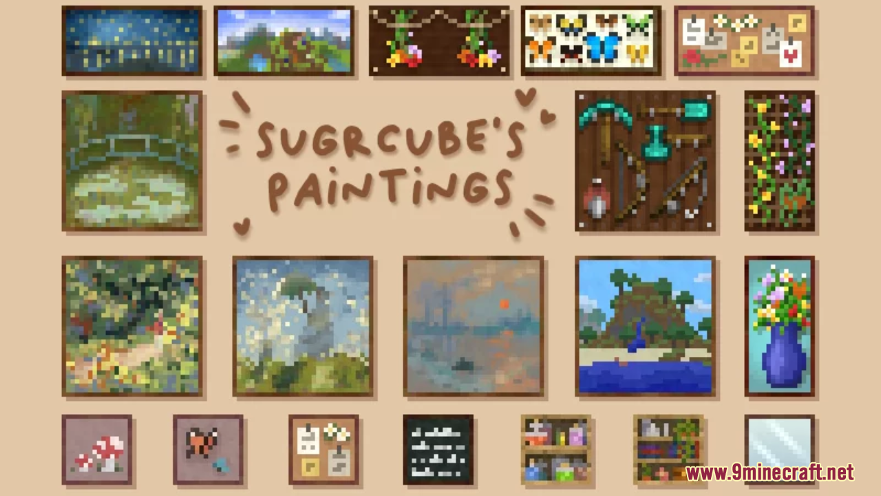 Custom Paintings Resource Pack (1.20.6, 1.20.1) - Texture Pack 1