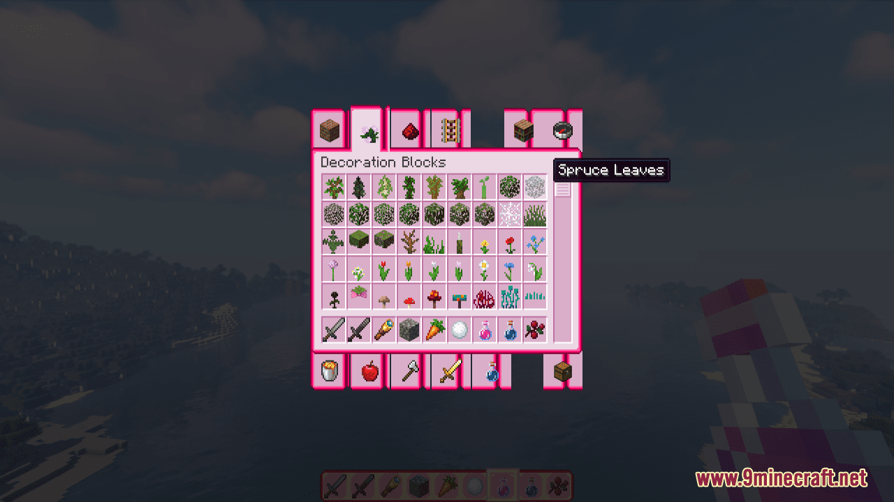 Doki Doki Literature Club! Custom GUI Resource Pack (1.20.6, 1.20.1) - Texture Pack 9