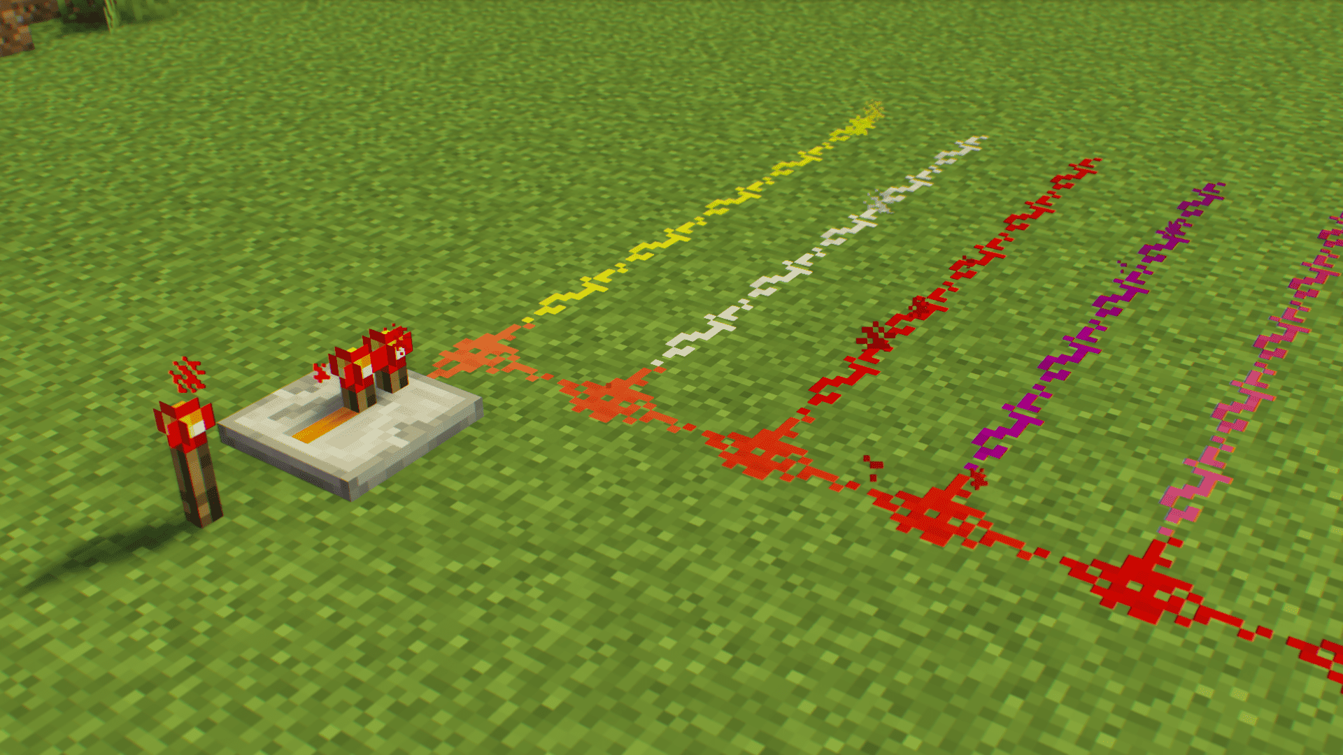 Dyeable Redstone Signal Mod (1.20.1, 1.19.4) - Colorful Redstone 7