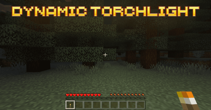 Dynamic Torchlight Addon (1.20) - MCPE/Bedrock Mod 1