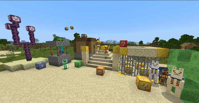 Lucky Blocks Addon (1.20) - MCPE/Bedrock Mod 19