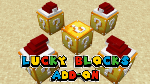 Lucky Blocks Addon (1.20) – MCPE/Bedrock Mod Thumbnail