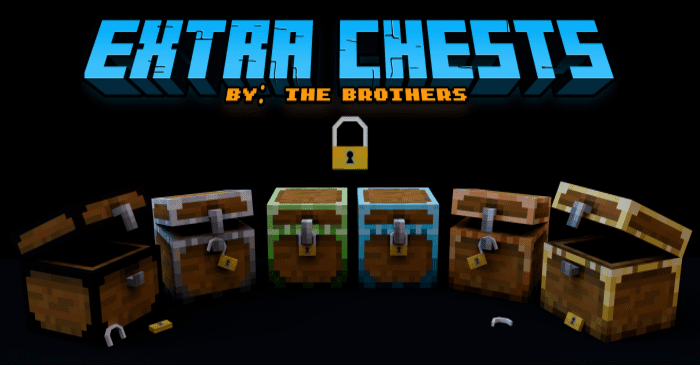 Extra Chests Addon (1.20, 1.19) - MCPE/Bedrock Mod 1