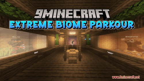 Extreme Biome Parkour Map (1.21.1, 1.20.1) – Leap Across Biomes Thumbnail