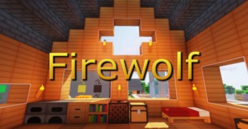 Firewolf 3D x128 Texture Pack (1.20, 1.19) – MCPE/Bedrock Thumbnail