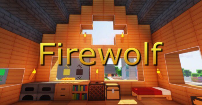 Firewolf 3D x128 Texture Pack (1.20, 1.19) - MCPE/Bedrock 1