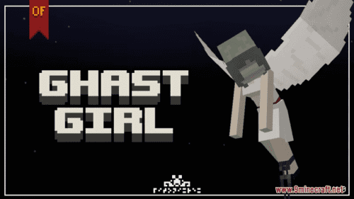 Ghast Girl Resource Pack (1.20.6, 1.20.1) – Texture Pack Thumbnail