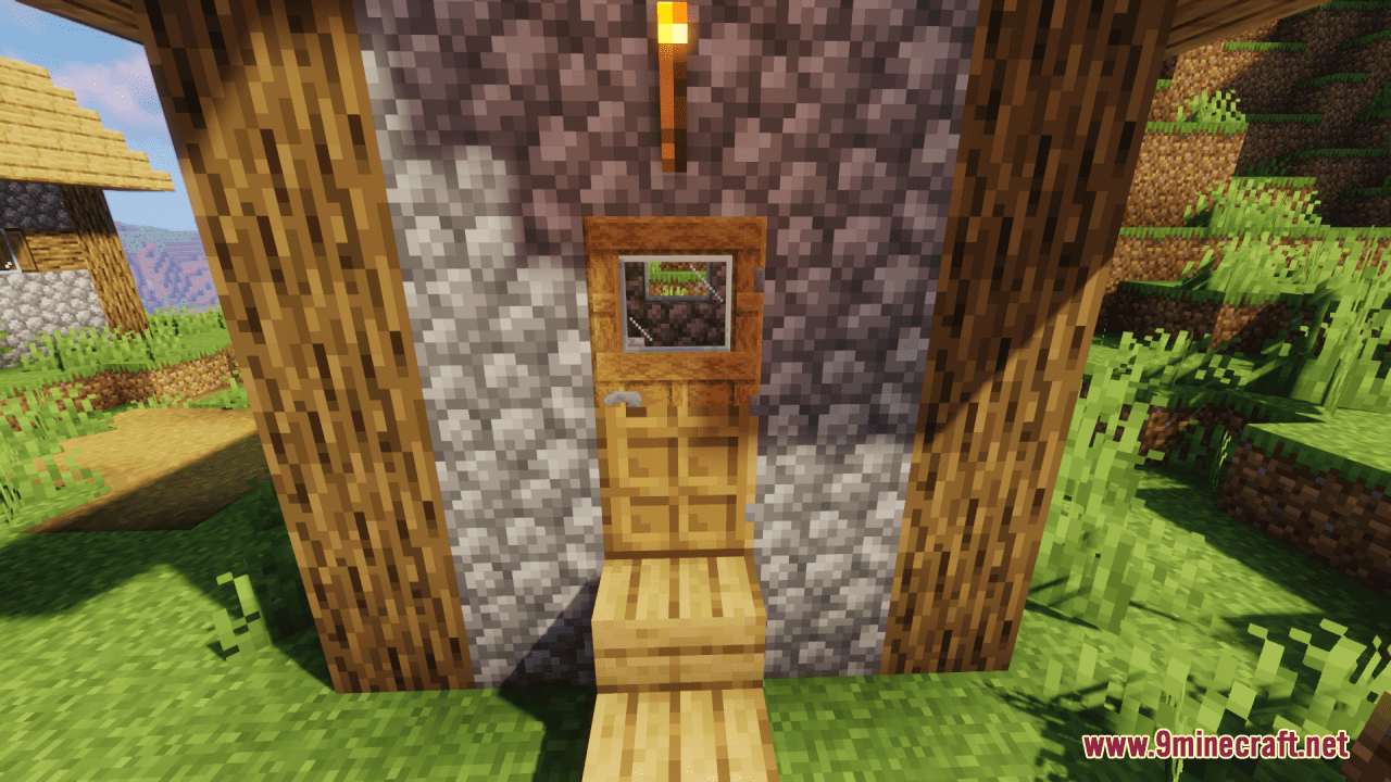 Glass Door Resource Pack (1.20.6, 1.20.1) - Texture Pack 2