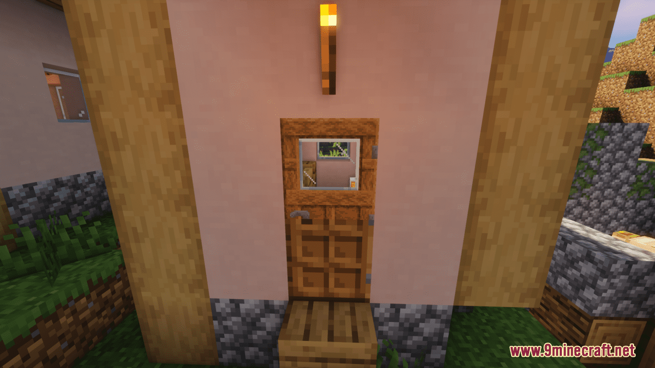 Glass Door Resource Pack (1.20.6, 1.20.1) - Texture Pack 3