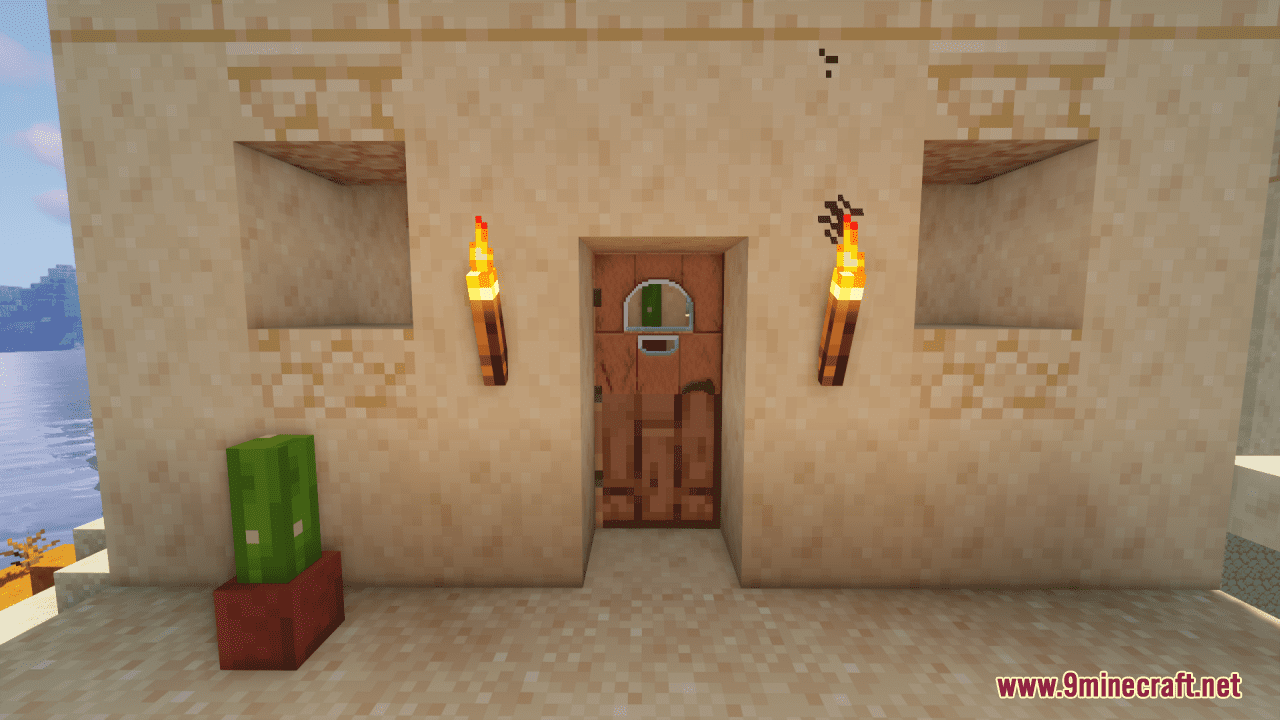 Glass Door Resource Pack (1.20.6, 1.20.1) - Texture Pack 5