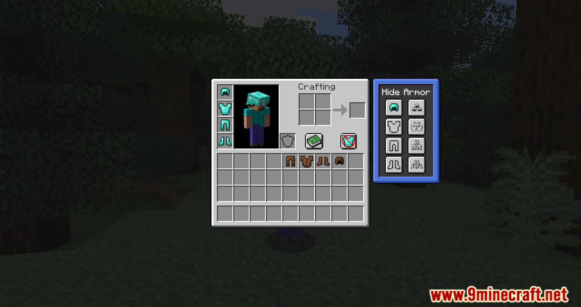 Hide Armor Mod (1.19.4, 1.16.5) - Concealment and Customization in Minecraft 14