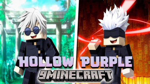 Hollow Purple Data Pack (1.20.2, 1.19.4) – Become Gojo Satoru In Minecraft! Thumbnail