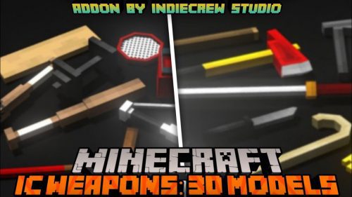 IC Weapons Addon (1.20, 1.19) – MCPE/Bedrock Mod Thumbnail