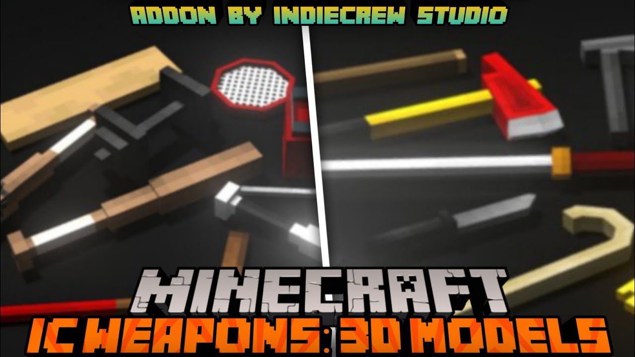 IC Weapons Addon (1.20, 1.19) - MCPE/Bedrock Mod 1