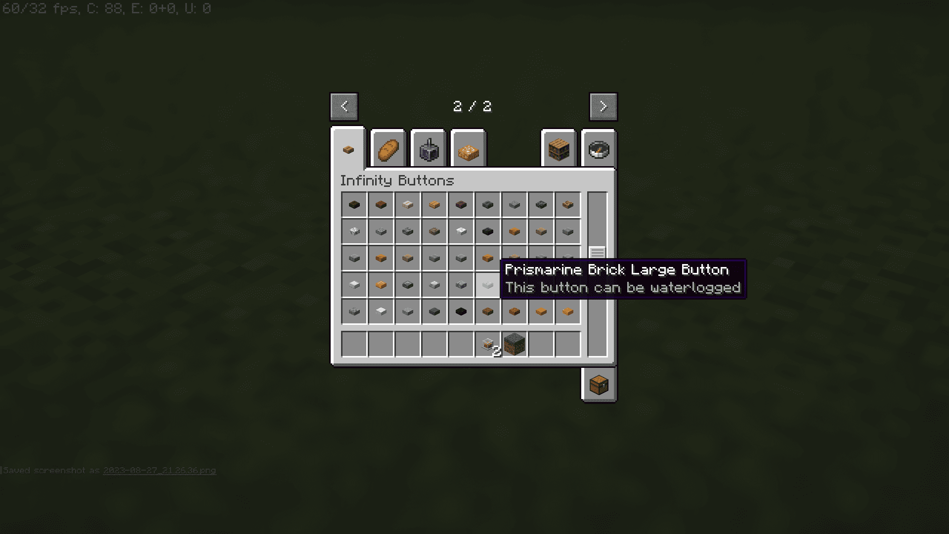 Infinity Buttons Mod (1.20.1, 1.19.3) - Special Buttons and Hidden Inputs 10