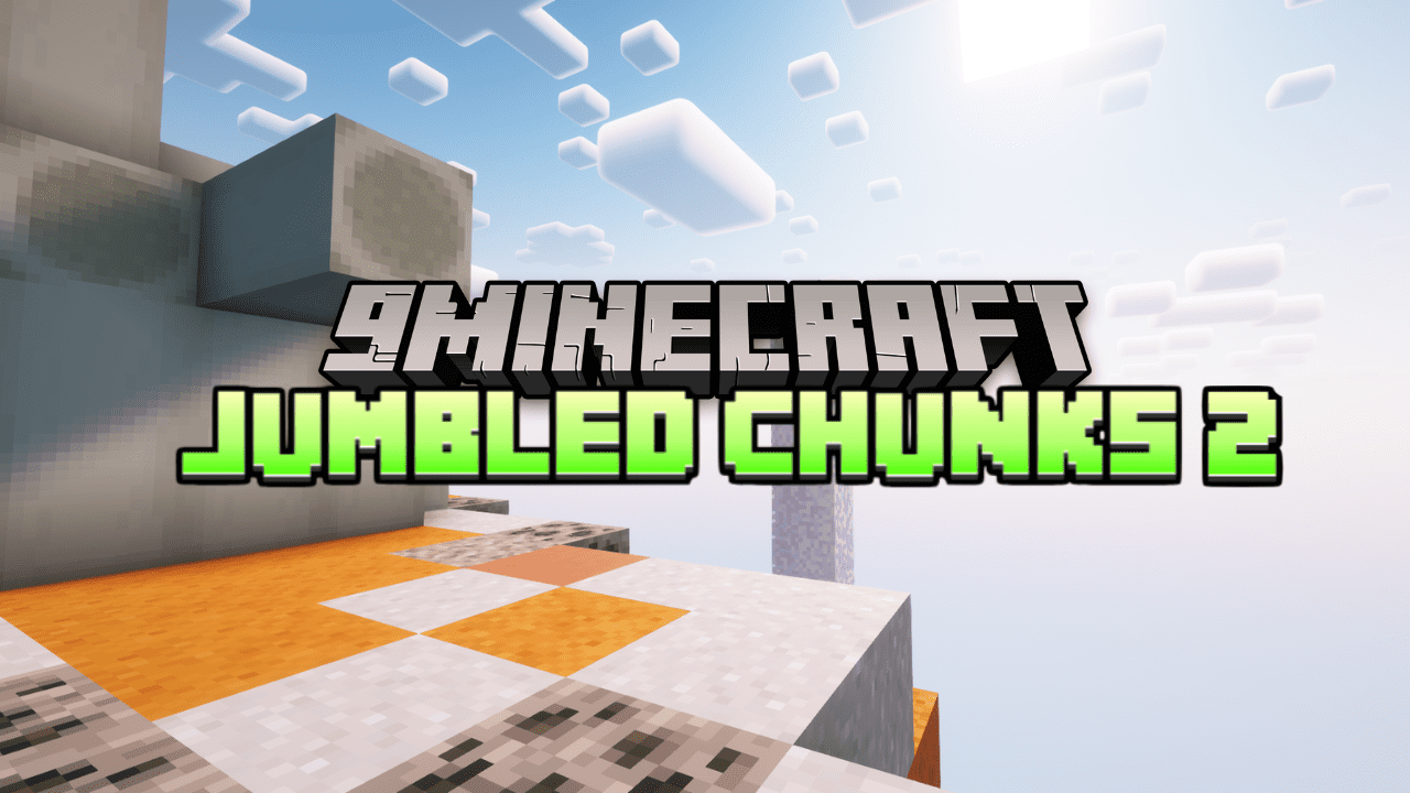 Jumbled Chunks Map 2 (1.21.1, 1.20.1) - Impossible Survival Sky Map 1