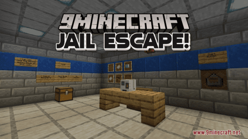 Jail Escape! Map (1.21.1, 1.20.1) – Thrilling Breakout Thumbnail