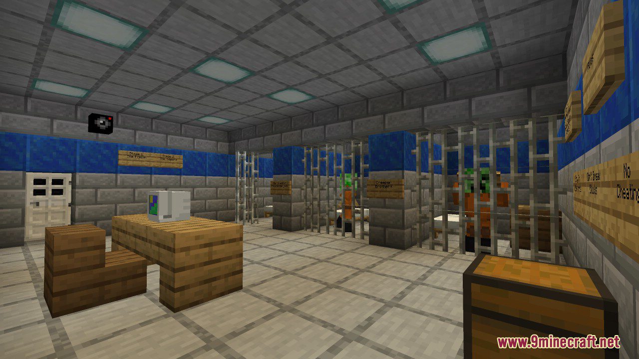 Jail Escape! Map (1.21.1, 1.20.1) - Thrilling Breakout 2