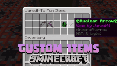 JaredH4 Custom Items Data Pack (1.20.1, 1.19.4) – Unleash Playful and Exciting Items in Minecraft! Thumbnail