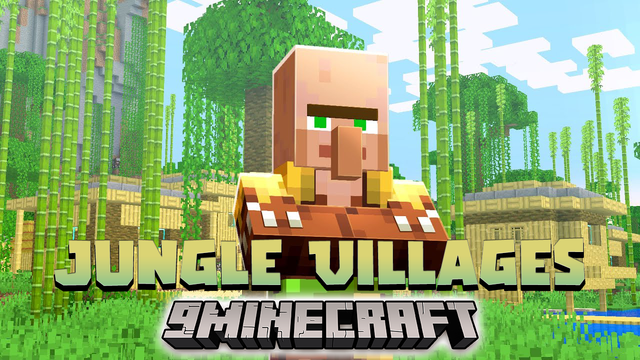 Qrafty's Jungle Villages Data Pack (1.21, 1.20.1) - Vanilla Style Jungle Villages 1