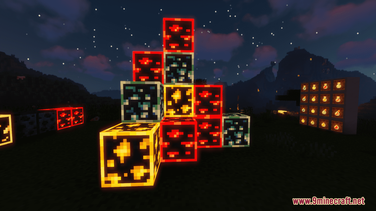 K3wl's Glowing Ores Resource Pack (1.20.6, 1.20.1) - Texture Pack 3