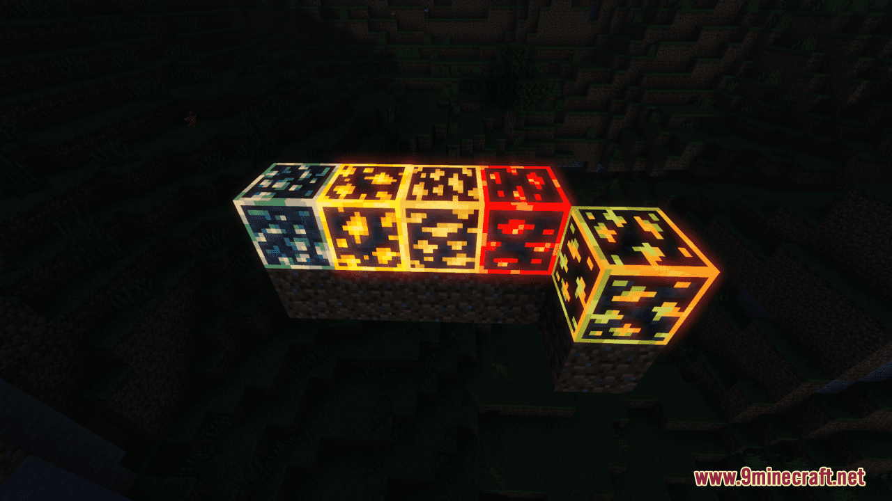 K3wl's Glowing Ores Resource Pack (1.20.6, 1.20.1) - Texture Pack 6