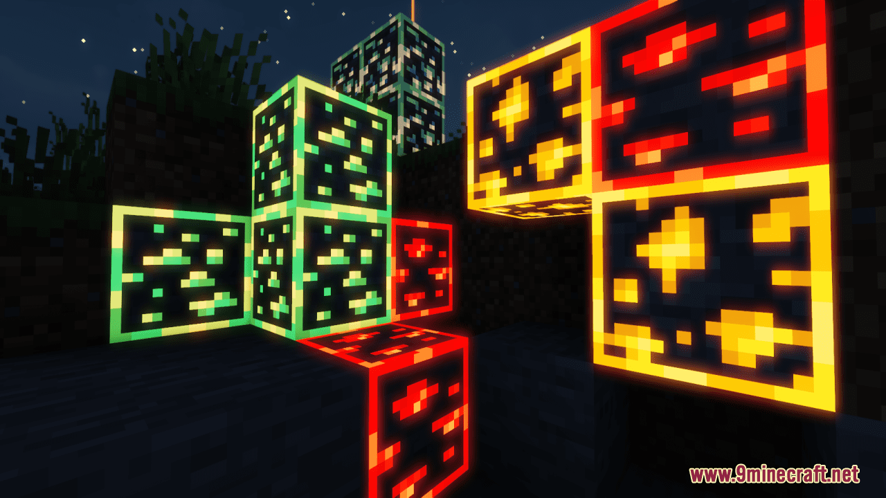 K3wl's Glowing Ores Resource Pack (1.20.6, 1.20.1) - Texture Pack 10